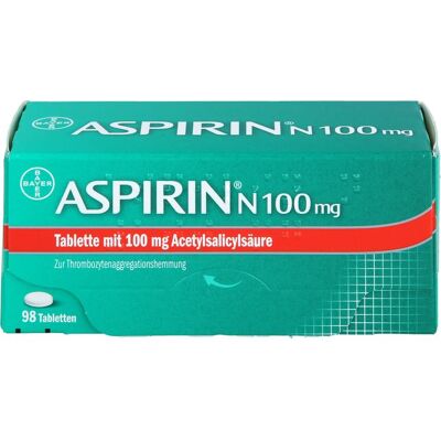 Bayer ASPIRIN N 100 mg Tabletten 98 St. Bayer ASPIRIN N 100 mg Tabletten 98 St.