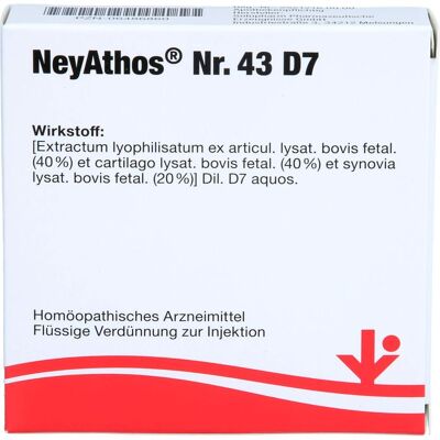 vitOrgan Arzneimittel GmbH NEYATHOS Nr.43 D 7 Ampullen 10 ml vitOrgan Arzneimittel GmbH NEYATHOS Nr.43 D 7 Ampullen 10 ml