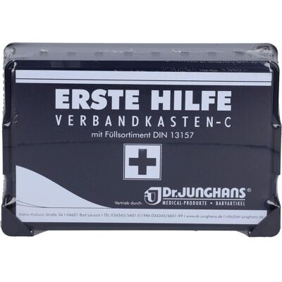 Dr. Junghans Medical GmbH VERBANDKASTEN m.Füllung DIN 13157-C Kunststoff 1 St. Dr. Junghans Medical GmbH VERBANDKASTEN m.Füllung DIN 13157-C Kunststoff 1 St.
