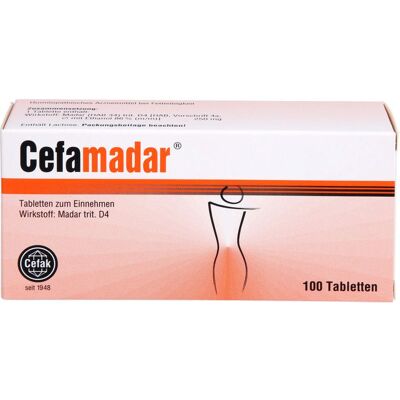 Cefak KG CEFAMADAR Tabletten 100 St. Cefak KG CEFAMADAR Tabletten 100 St.