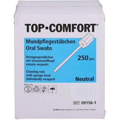Dr. Junghans Mundpflegestäbchen Schaumstoff neutral - 250 St Dr. Junghans Mundpflegestäbchen Schaumstoff neutral - 250 St