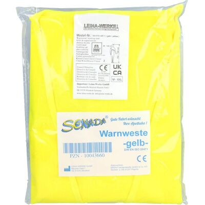 ERENA Verbandstoffe GmbH & Co. KG SENADA Warnweste gelb im Beutel 1 St. ERENA Verbandstoffe GmbH & Co. KG SENADA Warnweste gelb im Beutel 1 St.