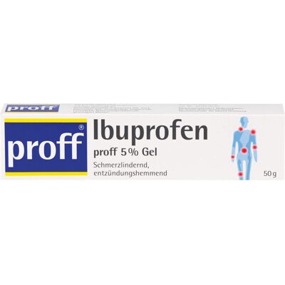 Proff Ibuprofen Gel 50g - Schmerzgel Proff Ibuprofen Gel 50g - Schmerzgel