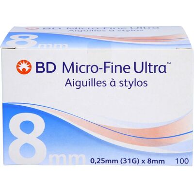 BD - Micro-Fine Ultra Pen-Nadeln 0,25x8mm - Pen-Nadeln BD - Micro-Fine Ultra Pen-Nadeln 0,25x8mm - Pen-Nadeln