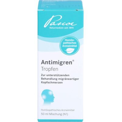 Pascoe pharmazeutische Präparate GmbH ANTIMIGREN Tropfen 50 ml Pascoe pharmazeutische Präparate GmbH ANTIMIGREN Tropfen 50 ml