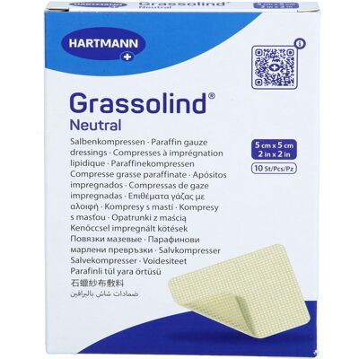 GRASSOLIND - Salbenkompressen - sterile - Salbenkompressen GRASSOLIND - Salbenkompressen - sterile - Salbenkompressen
