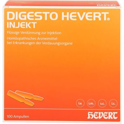 Hevert-Arzneimittel GmbH & Co. KG DIGESTO Hevert injekt Ampullen 200 ml Hevert-Arzneimittel GmbH & Co. KG DIGESTO Hevert injekt Ampullen 200 ml