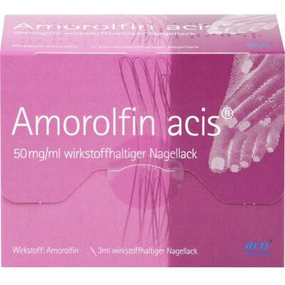 MIBE GmbH Arzneimittel AMOROLFIN acis 50 mg/ml wirkstoffhalt.Nagellack 3 ml MIBE GmbH Arzneimittel AMOROLFIN acis 50 mg/ml wirkstoffhalt.Nagellack 3 ml