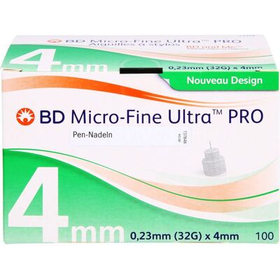 EMRA-MED Arzneimittel GmbH BD MICRO-FINE ULTRA Pro Pen-Nadeln 0,23x4 mm 32 G 100 St. EMRA-MED Arzneimittel GmbH BD MICRO-FINE ULTRA Pro Pen-Nadeln 0,23x4 mm 32 G 100 St.