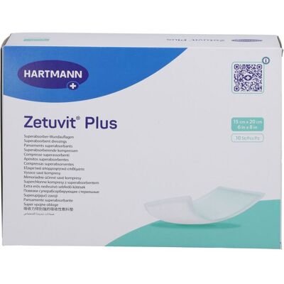 ACA Müller/ADAG Pharma AG ZETUVIT Plus extrastarke Saugkompr.steril 15x20 cm 10 St. ACA Müller/ADAG Pharma AG ZETUVIT Plus extrastarke Saugkompr.steril 15x20 cm 10 St.