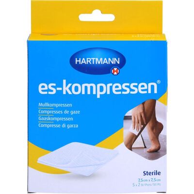 ES-Steril Kompressen 7,5x7,5cm - Wundversorgung ES-Steril Kompressen 7,5x7,5cm - Wundversorgung