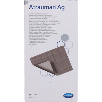 Cc ATRAUMAN Ag 10x20 cm steril Kompressen 10 St. Cc ATRAUMAN Ag 10x20 cm steril Kompressen 10 St.
