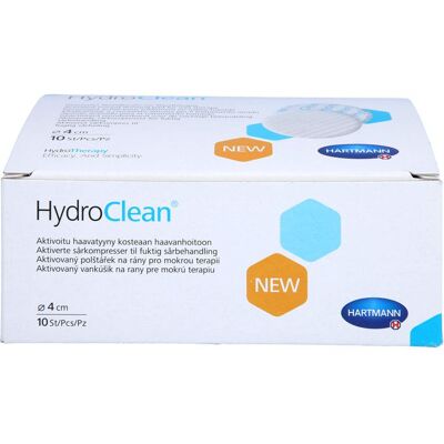 Cc HYDROCLEAN Kompressen 4 cm rund steril 10 St. Cc HYDROCLEAN Kompressen 4 cm rund steril 10 St.