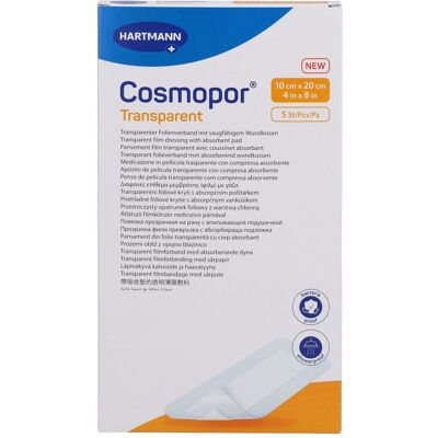 Hartmann Cosmopor transparent 10x20cm steril - Erste Hilfe Verband Hartmann Cosmopor transparent 10x20cm steril - Erste Hilfe Verband