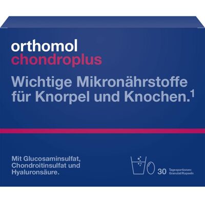 Orthomol - pharmazeutische Vertriebs GmbH ORTHOMOL chondroplus Kombip.Granulat/Kapseln 30 St 1 P (495 g) Orthomol - pharmazeutische Vertriebs GmbH ORTHOMOL chondroplus Kombip.Granulat/Kapseln 30 St 1 P (495 g)