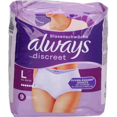 Always discreet Culotte Plus Inkontinenz - Hohe Taille, Weiche Stoffe - Kleidung Always discreet Culotte Plus Inkontinenz - Hohe Taille, Weiche Stoffe - Kleidung
