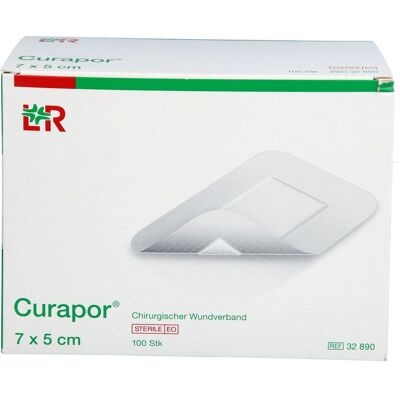 Cc CURAPOR Wundverband steril chirurgisch 5x7 cm 100 St. Cc CURAPOR Wundverband steril chirurgisch 5x7 cm 100 St.