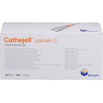 MIBE GmbH Arzneimittel CATHEJELL Lidocain C steriles Gleitgel ZHS 12,5 g 25 St. MIBE GmbH Arzneimittel CATHEJELL Lidocain C steriles Gleitgel ZHS 12,5 g 25 St.