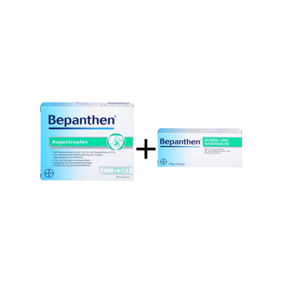 Bayer Bepanthen Augen- und Nasensalbe + Augentropfen Set Bayer Bepanthen Augen- und Nasensalbe + Augentropfen Set
