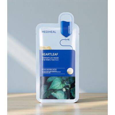 Mediheal Dermaplus Heartleaf Mask - Tuchmaske 1ks/22ml Mediheal Dermaplus Heartleaf Mask - Tuchmaske 1ks/22ml