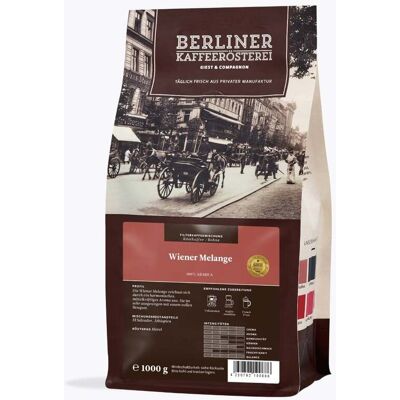 Berliner Kaffeerösterei Wiener Melange 1kg - Kaffee Berliner Kaffeerösterei Wiener Melange 1kg - Kaffee