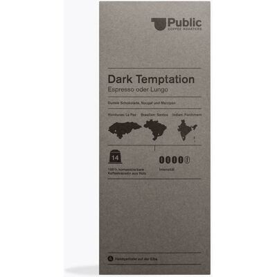 Public Coffee Roasters Dark Temptation - Kaffee Kapseln Public Coffee Roasters Dark Temptation - Kaffee Kapseln