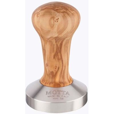 Motta Tamper Konvex Olivenholz 58 mm Hochwertiges Barista Zubehör Motta Tamper Konvex Olivenholz 58 mm Hochwertiges Barista Zubehör
