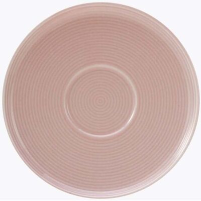CreaTable Session Cappuccinountertasse Rosa Porzellan 15 cm CreaTable Session Cappuccinountertasse Rosa Porzellan 15 cm
