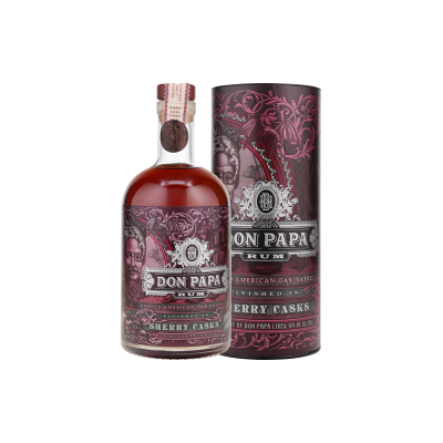Don Papa Sherry Cask Rum 0,7L – Gereifter Premium Rum aus den Philippinen 45 % Vol. Don Papa Sherry Cask Rum 0,7L – Gereifter Premium Rum aus den Philippinen 45 % Vol.