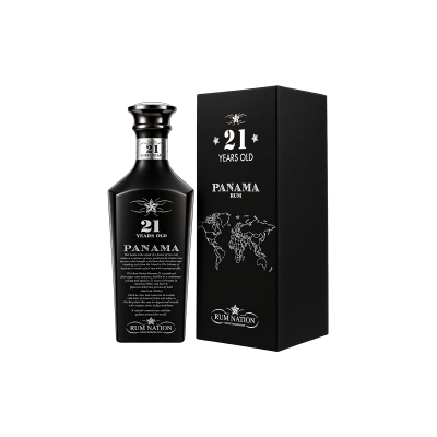 Rum Nation Panama 21 Jahre Black Decanter 43 % Vol. 0,7 Liter Rum Nation Panama 21 Jahre Black Decanter 43 % Vol. 0,7 Liter