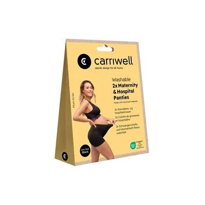 Carriwell Schwangerschafts- und Krankenhaushöschen Schwarz 2 Stück Carriwell Schwangerschafts- und Krankenhaushöschen Schwarz 2 Stück