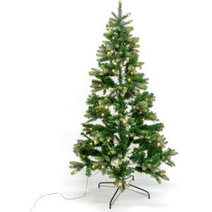 Künstlicher Weihnachtsbaum 180cm + 200 LEDs, Tannenbaum mit Standfuß