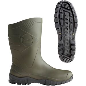 Dunlop wasserdichter Arbeitsstiefel Dee, halbhoher Gummistiefel, olivgrün, Gr. 42