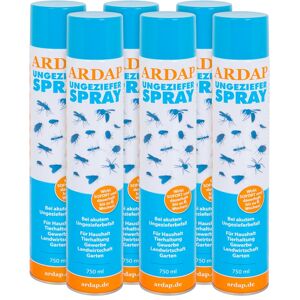 6x ARDAP Ungezieferspray, 750ml