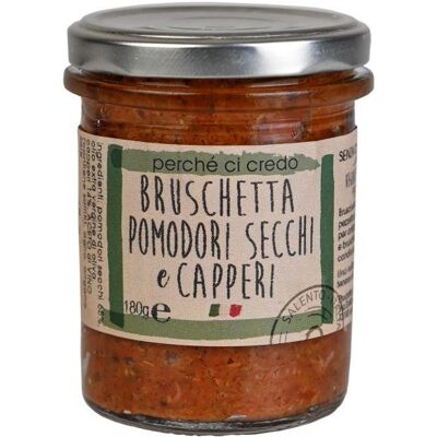 Perché di credo di De Lorenzo Enrico & C.s.a.s. Bruschetta getrocknete Tomaten und Kapern 6/KT Perché di credo di De Lorenzo Enrico & C.s.a.s. Bruschetta getrocknete Tomaten und Kapern 6/KT