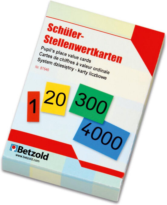 Betzold Stellenwertkarten aus Karton