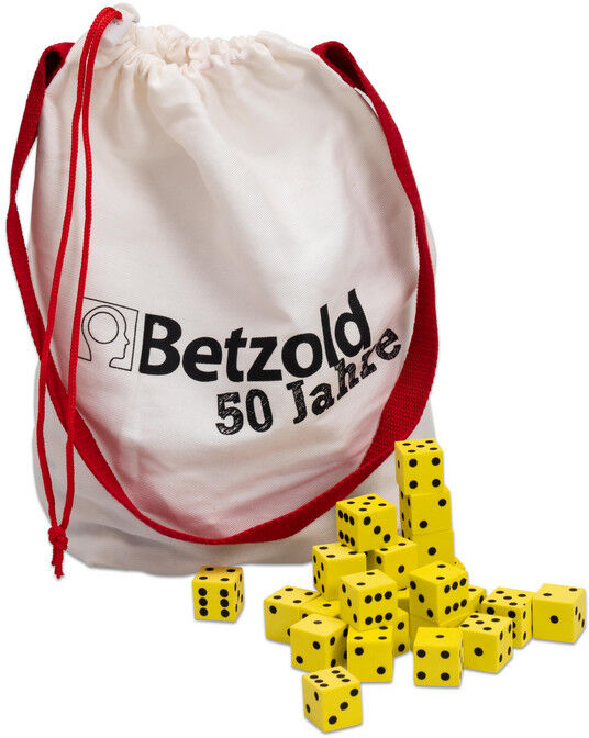 Betzold Jubiläum 50 Betzold 50 Jahre Flüsterwürfel, 200 Stück im praktischen Beutel