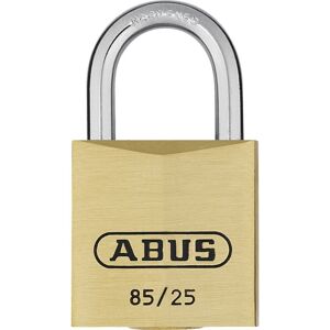 Abus 85/25 Vorhangschloss aus massivem Messing verschiedenschliessend