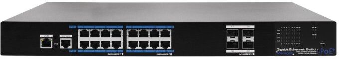 ABUS 16 Port PoE Gigabit Switch Managed PoE+ 270 Watt IP Kameras ITAC10120