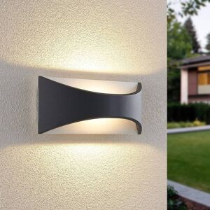 Lindby Mathea LED-Außen-Wandleuchte, Länge 30 cm