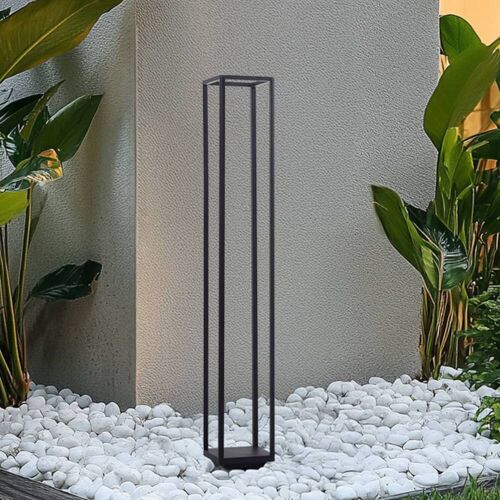 LED Wegeleuchte Thorvid Lucande, schwarz, Aluminium, Modern, LED Außenleuchte