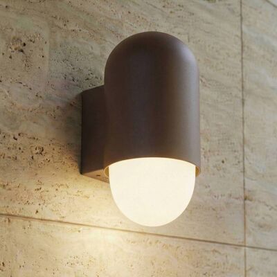 Außenwandleuchte Pilva Lindby, dimmbar, braun / rost, Aluminium, Modern, Wandleuchte außen Außenwandleuchte Pilva Lindby, dimmbar, braun / rost, Aluminium, Modern, Wandleuchte außen