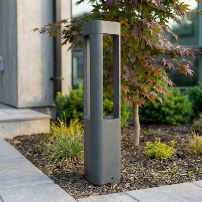 Wegeleuchte Pirron Lucande, schwarz, Aluminium, Modern, Außenleuchte Wegeleuchte Pirron Lucande, schwarz, Aluminium, Modern, Außenleuchte