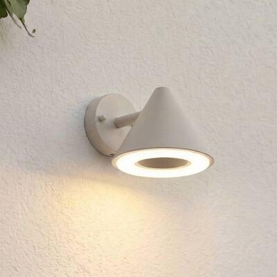 Außenwandleuchte Soran Lindby, alu / grau / zink, Metall, Modern, Wandleuchte außen Außenwandleuchte Soran Lindby, alu / grau / zink, Metall, Modern, Wandleuchte außen
