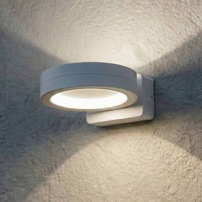 LED Aussenwandleuchte Selviro Lindby, weiß / opal, Aluminium, Modern, LED Wandleuchte außen LED Aussenwandleuchte Selviro Lindby, weiß / opal, Aluminium, Modern, LED Wandleuchte außen