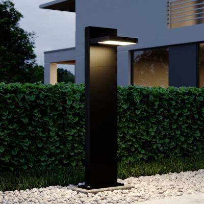 LED Wegeleuchte Silvan Lucande, schwarz, Aluminium, Modern, LED Außenleuchte LED Wegeleuchte Silvan Lucande, schwarz, Aluminium, Modern, LED Außenleuchte