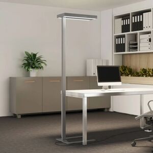 Arcchio Logan Ultra LED-Stehleuchte, Sensor, CCT, dimmbar, silber