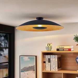 Lindby Narisara Deckenlampe, schwarz-gold, 80 cm