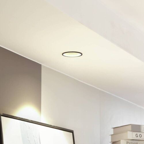 Arcchio LED-Downlight Niria, schwarz, 2.700K Niria Arcchio, dimmbar, schwarz, für Wohn- / Esszimmer, Aluminium, Modern