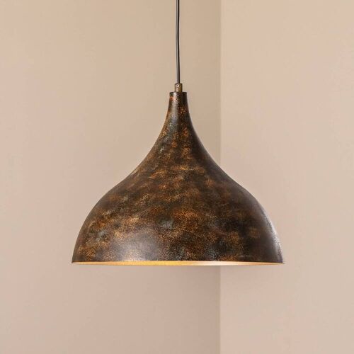 Hängelampe Bitlislim Opviq, dimmbar, braun / rost, für Wohn- / Esszimmer, Metall, Landhaus / Rustikal, Pendelleuchte